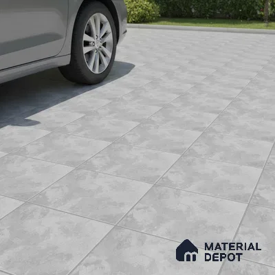 Stone Look Floor Tile TL 09385 C | Matte Finish 16 x 16 inch Vitrified Tile - 12 mm | Suitable For Kitchen, Bathroom, Bedroom & Office | Pattern Alignment May Vary | 2-3 mm Spacer is Mandatory