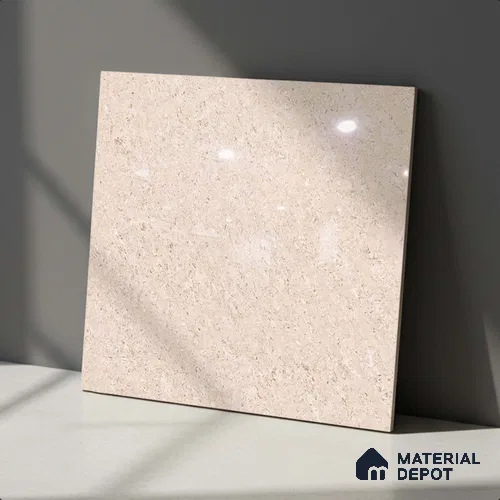 Stone Look Floor Tile TL 09389 C | Glossy Finish 2 ft x 2 ft Vitrified Tile - 8 mm | Suitable For Kitchen, Bathroom, Bedroom & Office