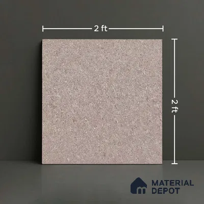 Stone Look Floor Tile TL 09389 D | Glossy Finish 2 ft x 2 ft Vitrified Tile - 8 mm | Suitable For Kitchen, Bathroom, Bedroom & Office