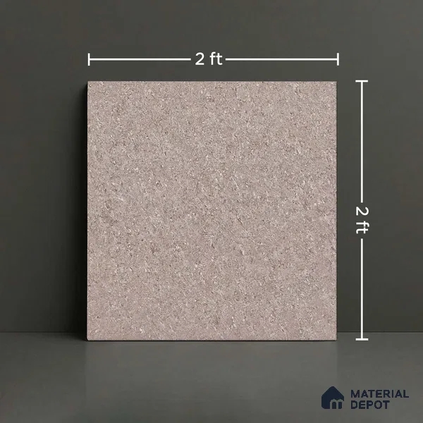 Stone Look Floor Tile TL 09389 D | Glossy Finish 2 ft x 2 ft Vitrified Tile - 8 mm | Suitable For Kitchen, Bathroom, Bedroom & Office