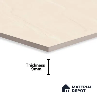 Stone Look Floor Tile TL 09391 | Glossy Finish 2 ft x 2 ft Vitrified Tile - 9 mm | Suitable For Kitchen, Bathroom, Bedroom & Office