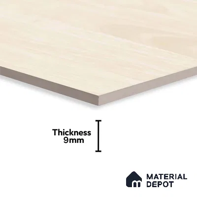 Wood Look Floor Tile TL 09393 | Glossy Finish 2 ft x 2 ft Vitrified Tile - 9 mm | Suitable For Kitchen, Bathroom, Bedroom & Office