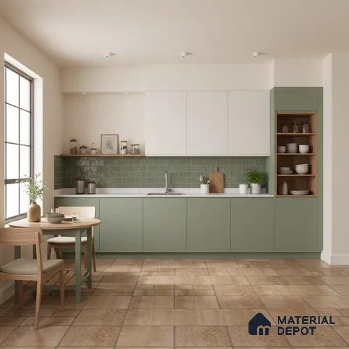 Moroccan Look Floor Tile TL 09397 | Matte Finish 2 ft x 2 ft Vitrified Tile - 12 mm | Suitable For Courtyard, Balcony, Corridor | Please Expect a Slight Variation of Pattern