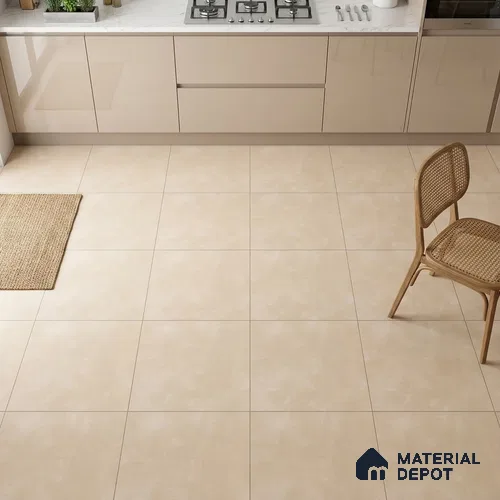 Stone Look Floor Tile TL 09403 B | Matte Finish 2 ft x 2 ft Vitrified Tile - 12 mm | Suitable For Kitchen, Bathroom, Bedroom & Office