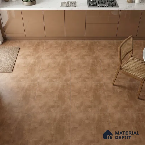 Stone Look Floor Tile TL 09403 | Matte Finish 2 ft x 2 ft Vitrified Tile - 12 mm | Suitable For Kitchen, Bathroom, Bedroom & Office
