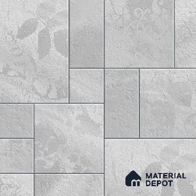 Stone Floor Tile TL 09404 B Mist Quartz 2 ft x 2 ft Matte Finish Anti Skid Vitrified Tile - 12 mm | Suitable for Balcony, Terrace & Coutyard