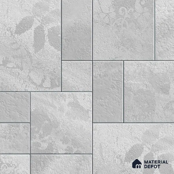 Stone Floor Tile TL 09404 B Mist Quartz 2 ft x 2 ft Matte Finish Anti Skid Vitrified Tile - 12 mm | Suitable for Balcony, Terrace & Coutyard