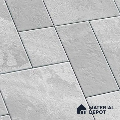 Stone Floor Tile TL 09404 B Mist Quartz 2 ft x 2 ft Matte Finish Anti Skid Vitrified Tile - 12 mm | Suitable for Balcony, Terrace & Coutyard