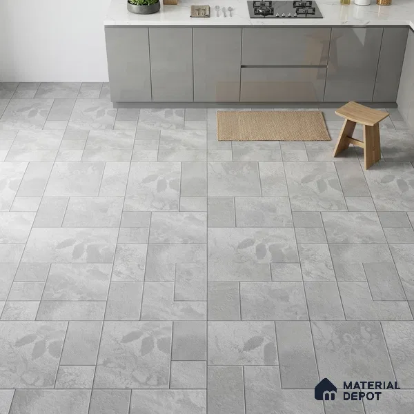 Stone Floor Tile TL 09404 B | Matte Finish 2 ft x 2 ft Vitrified Tile - 12 mm | Suitable For Kitchen, Bathroom, Bedroom & Office (Sample)