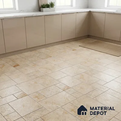 Stone Floor Tile TL 09404 C Canyon Oak 2 ft x 2 ft Matte Finish Anti Skid Vitrified Tile - 12 mm | Suitable for Balcony, Terrace & Coutyard