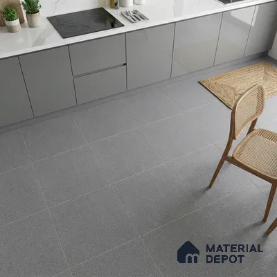 Stone Floor Tile TL 09406  2 ft x 2 ft Matte Finish Anti Skid Vitrified Tile - 12 mm  | Suitable for Balcony, Terrace & Coutyard