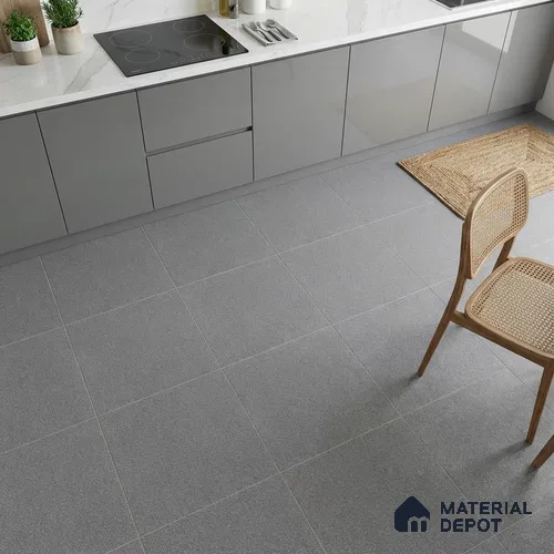 Stone Look Floor Tile TL 09406 | Matte Finish 2 ft x 2 ft Vitrified Tile - 12 mm | Suitable For Kitchen, Bathroom, Bedroom & Office