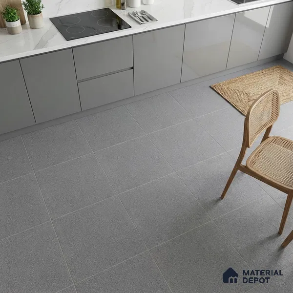 Stone Floor Tile TL 09406 2 ft x 2 ft Matte Finish Anti Skid Vitrified Tile - 12 mm | Suitable for Balcony, Terrace & Coutyard