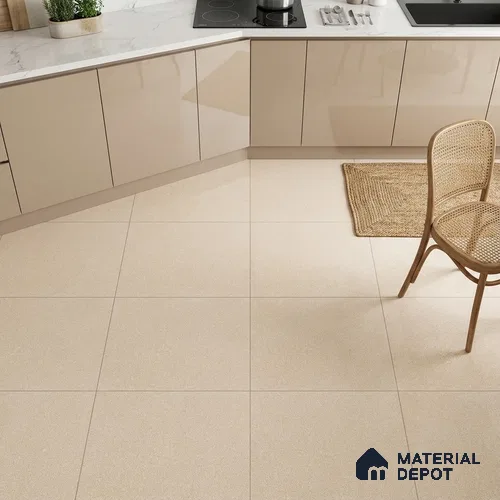 Stone Look Floor Tile TL 09407 C | Matte Finish 2 ft x 2 ft Vitrified Tile - 12 mm | Suitable For Kitchen, Bathroom, Bedroom & Office