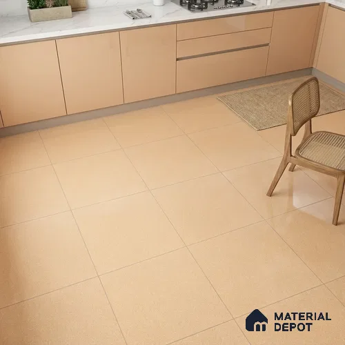 Stone Look Floor Tile TL 09407 | Matte Finish 2 ft x 2 ft Vitrified Tile - 12 mm | Suitable For Kitchen, Bathroom, Bedroom & Office
