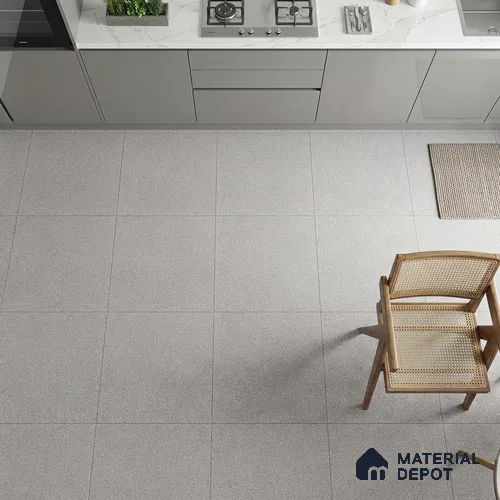 Stone Look Floor Tile TL 09408 C | Matte Finish 2 ft x 2 ft Porcelain Tile - 9 mm | Suitable For Kitchen, Bathroom, Bedroom & Office