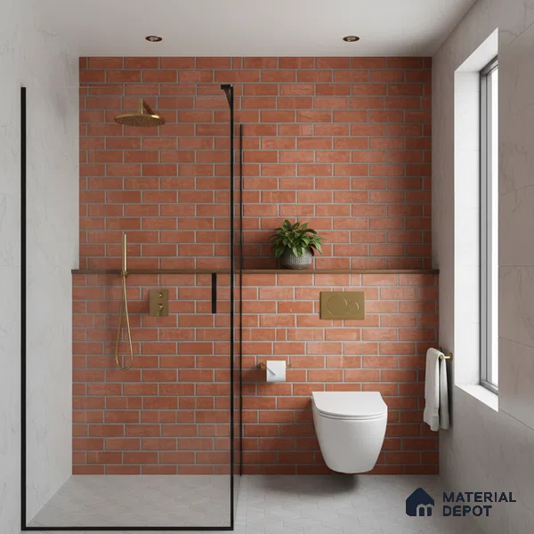 Stone Look Wall Tile TL 09435 | Matte Finish 2 ft x 1 ft Ceramic Tile - 9 mm | Suitable For Modern Facades, Outdoor Cladding, Feature Wall