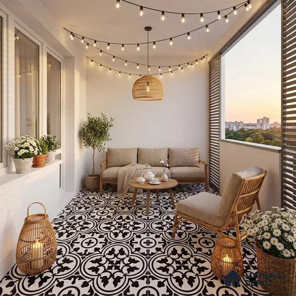 Moroccan Wall & Floor Tile TL 09468 Lona Decore 2 ft x 2 ft Matte Finish Vitrified Tile - 9 mm | 1 Random Design | Suitable For Kitchen, Bathroom, Dining Area | Please Expect a Slight Variation of Pattern