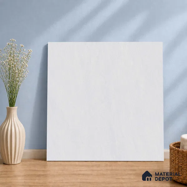 Cement Wall & Floor Tile TL 09475 B Cosmic Bianco 2 ft x 2 ft Matte Finish Vitrified Tile - 9 mm | 5 Random Design | Suitable For Living Room, Bedroom, Bathroom
