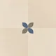 Moroccan Floor Tile TL 09477 B Element Crema 2 ft x 2 ft Matte Finish Vitrified Tile - 9 mm | 1 Random Design | Suitable For Balcony, Bedroom, Dining Area | Please Expect a Slight Variation of Pattern | Image 02