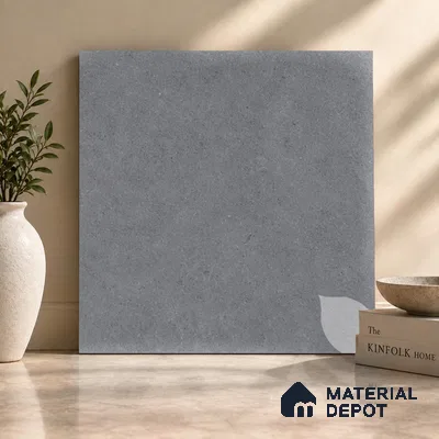 Moroccan Floor Tile TL 09477 C Element Grey 2 ft x 2 ft Matte Finish Vitrified Tile - 9 mm | 1 Random Design | Suitable For Courtyard, Balcony, Corridor | Please Expect a Slight Variation of Pattern
