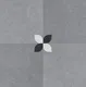 Moroccan Floor Tile TL 09477 C Element Grey 2 ft x 2 ft Matte Finish Vitrified Tile - 9 mm | 1 Random Design | Suitable For Courtyard, Balcony, Corridor | Please Expect a Slight Variation of Pattern | Image 02