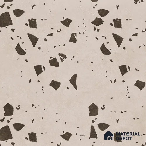 Terrazzo Wall & Floor Tile TL 09478 B Cushion Coral 2 ft x 2 ft Matte Finish Vitrified Tile - 9 mm | 6 Random Design | Suitable For Living Room, Kitchen, Bathroom