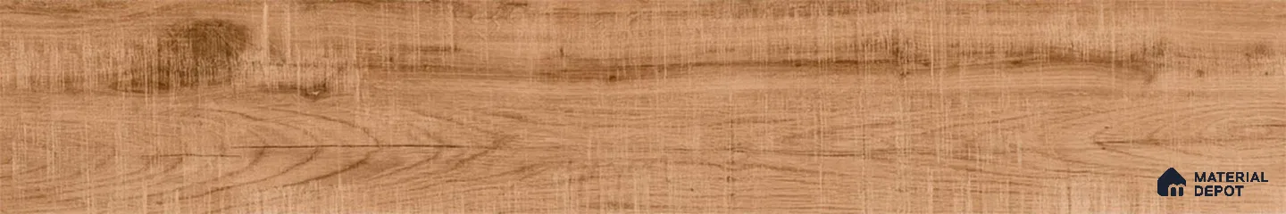 Wood Look Floor Tile TL 09519 | Matte Finish 4 ft x 0.66 ft Vitrified Tile - 9 mm | Suitable For Kitchen, Bathroom, Bedroom & Office| Image 1