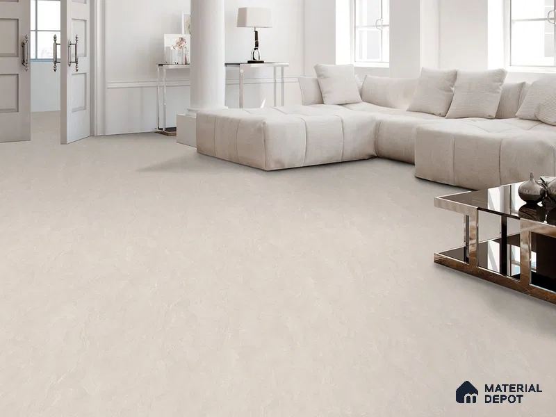 Marble Floor & Wall Tile TL 09626 Calcite Caramel Tech 6 ft x 4 ft Infinia Nutech Finish Vitrified Large Format Tile - 9 mm | 3 Random Design | Suitable For Living Room, Bedroom, Dining Area | Adhesive and Spacers Must be Used During Installation