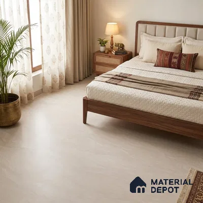 Marble Floor & Wall Tile TL 09626 Calcite Caramel Tech 6 ft x 4 ft Infinia Nutech Finish Vitrified Large Format Tile - 9 mm | 3 Random Design | Suitable For Living Room, Bedroom, Dining Area | Adhesive and Spacers Must be Used During Installation