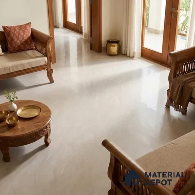 Marble Floor & Wall Tile TL 09626 Calcite Caramel Tech 6 ft x 4 ft Infinia Nutech Finish Vitrified Large Format Tile - 9 mm | 3 Random Design | Suitable For Living Room, Bedroom, Dining Area | Adhesive and Spacers Must be Used During Installation