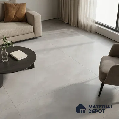 Marble Floor & Wall Tile TL 09627 Versatile Grey Tech 6 ft x 4 ft Infinia Nutech Finish Vitrified Large Format Tile - 9 mm | 3 Random Design | Suitable For Living Room, Bedroom, Dining Area | Adhesive and Spacers Must be Used During Installation