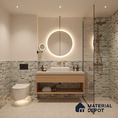 Subway Tile TL 09645 Kitkate 232 12 x 12 inch Ceramic Matte Finish - 9 mm | Please Expect a Slight Variation of Pattern