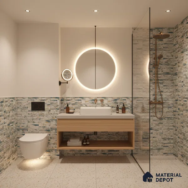 Subway Tile TL 09645 Kitkate 232 12 x 12 inch Ceramic Matte Finish - 9 mm | Please Expect a Slight Variation of Pattern