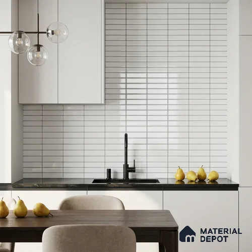Subway Tile TL 09646 Kitkate 204 12 x 12 inch Ceramic Glossy Finish - 9 mm | Please Expect a Slight Variation of Pattern