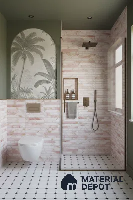 Subway Tile TL 09647 Kitkate 234 12 x 12 inch Ceramic Matte Finish - 9 mm | Please Expect a Slight Variation of Pattern