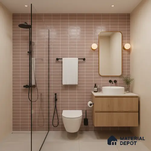 Subway Tile TL 09648 C Blash 214 Dark 12 x 12 inch Ceramic Matte Finish - 9 mm | Please Expect a Slight Variation of Pattern