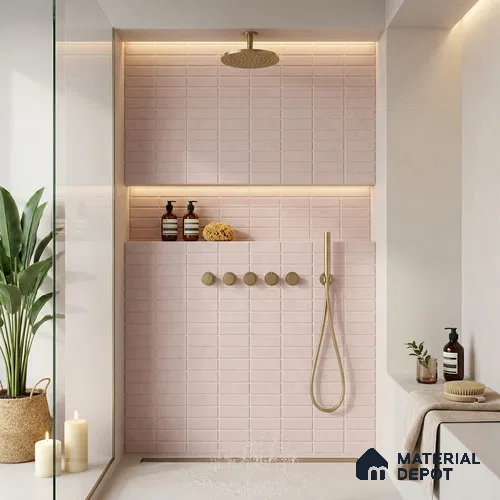 Subway Tile TL 09648 Blash 214 Light 12 x 12 inch Ceramic Matte Finish - 9 mm | Please Expect a Slight Variation of Pattern