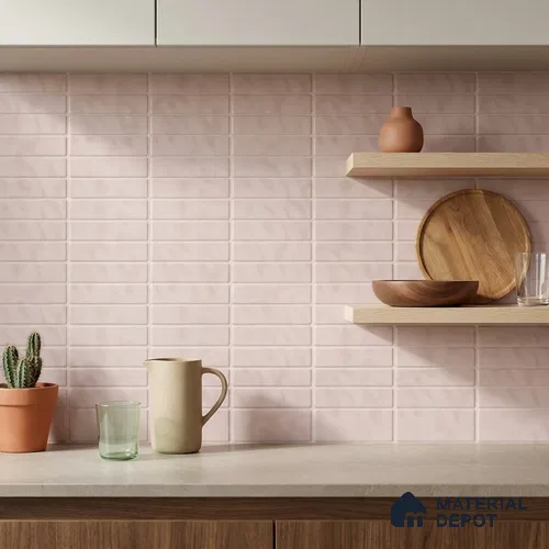 Subway Tile TL 09648 Blash 214 Light 12 x 12 inch Ceramic Matte Finish - 9 mm | Please Expect a Slight Variation of Pattern