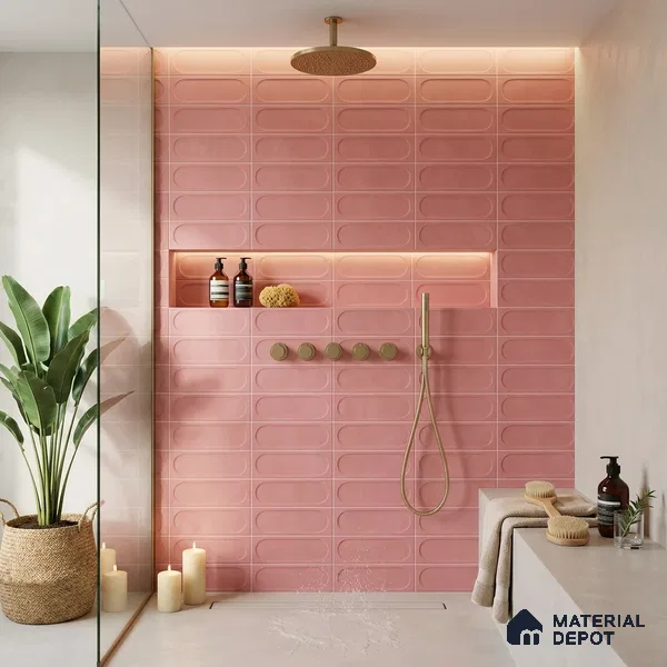 Faux Subway Wall Tile TL 09649 B Capsale 204 Decor 12 x 12 inch Ceramic Matte Finish - 9 mm | Please Expect a Slight Variation of Pattern