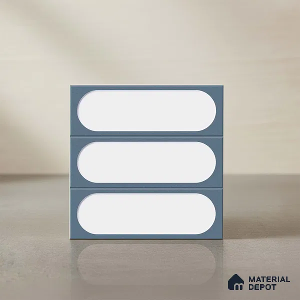 Faux Subway Wall Tile TL 09649 C Capsale 207 Decor 12 x 12 inch Ceramic Matte Finish - 9 mm | Please Expect a Slight Variation of Pattern