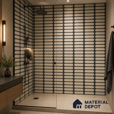 Subway Tile TL 09649 D Capsale 210 Decor 12 x 12 inch Ceramic Matte Finish - 9 mm | Please Expect a Slight Variation of Pattern