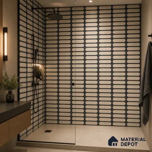Subway Tile TL 09649 D Capsale 210 Decor 12 x 12 inch Ceramic Matte Finish - 9 mm | Please Expect a Slight Variation of Pattern
