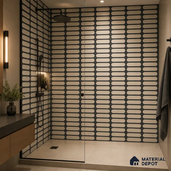 Subway Tile TL 09649 D Capsale 210 Decor 12 x 12 inch Ceramic Matte Finish - 9 mm | Please Expect a Slight Variation of Pattern