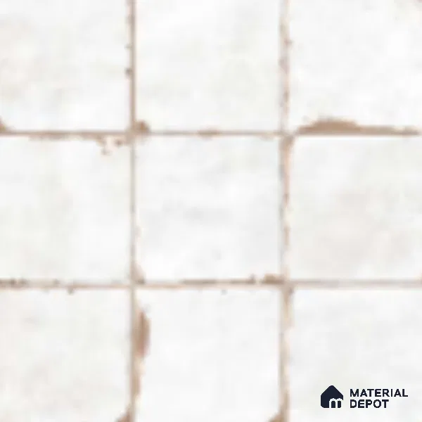 Patterned Tile TL 09725 Square 203 L 12 x 12 inch Ceramic Matte Finish - 9 mm | Please Expect a Slight Variation of Pattern