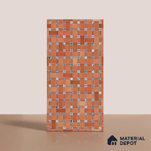 Patterned Look Floor & Wall Tile TL 09726 4 ft x 2 ft Vitrified Matte Finish - 9 mm