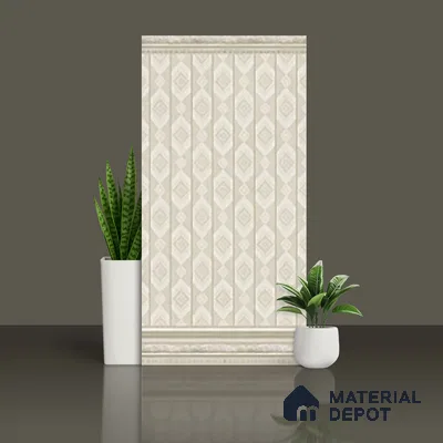 Patterned Look Wall Tile TL 09727 C  4 ft x 2 ft Vitrified Matte Finish - 9 mm