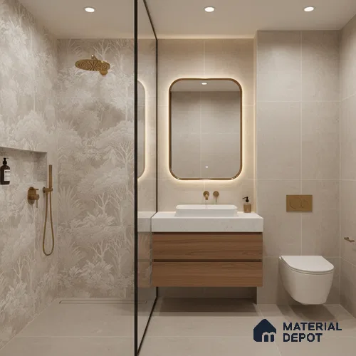 Tropical Wall Tile TL 09727 D  4 ft x 2 ft Vitrified Matte Finish - 9 mm