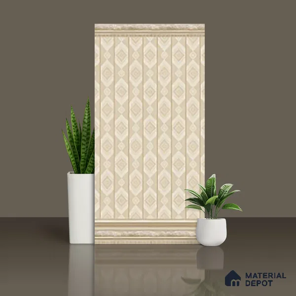 Patterned Look Wall Tile TL 09727 4 ft x 2 ft Vitrified Matte Finish - 9 mm