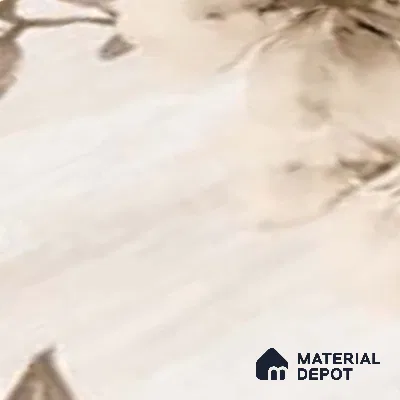 Floral Wall Tile TL 09743 C  2 ft x 1 ft Beige Ceramic Matte Finish Highlighter 1 Tile - 9 mm | Ideal for Bathroom, Kitchen | Please Expect a Slight Variation of Pattern